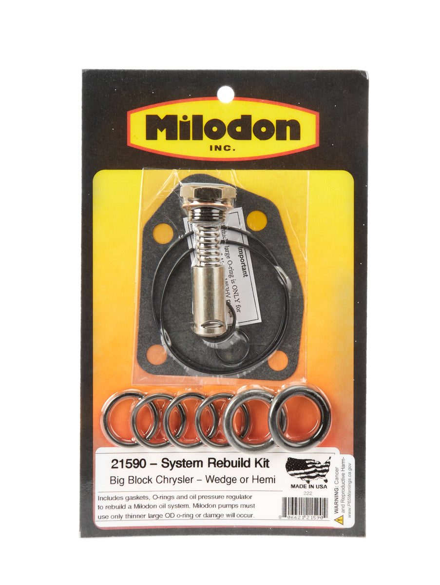 Milodon Oil System Rebuild Kit MPN MIL21590 For Mopar B / RB-Series