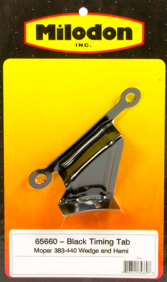 Milodon  BBM Timing Tab - Black   MIL65660