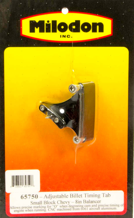 Milodon SBC Timing Pointer - 8in Balancer MPN MIL65750 For Chevy