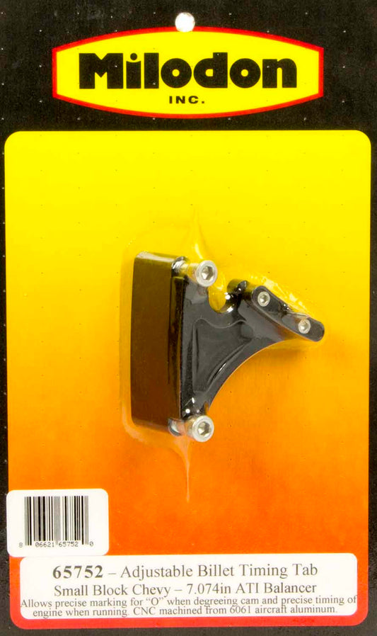 Milodon SBC Timing Pointer - 7.074 ATI Balancer MPN MIL65752 For Chevy