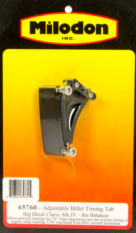 Milodon BBC Timing Pointer - 8in Balancer MPN MIL65760 For Chevy