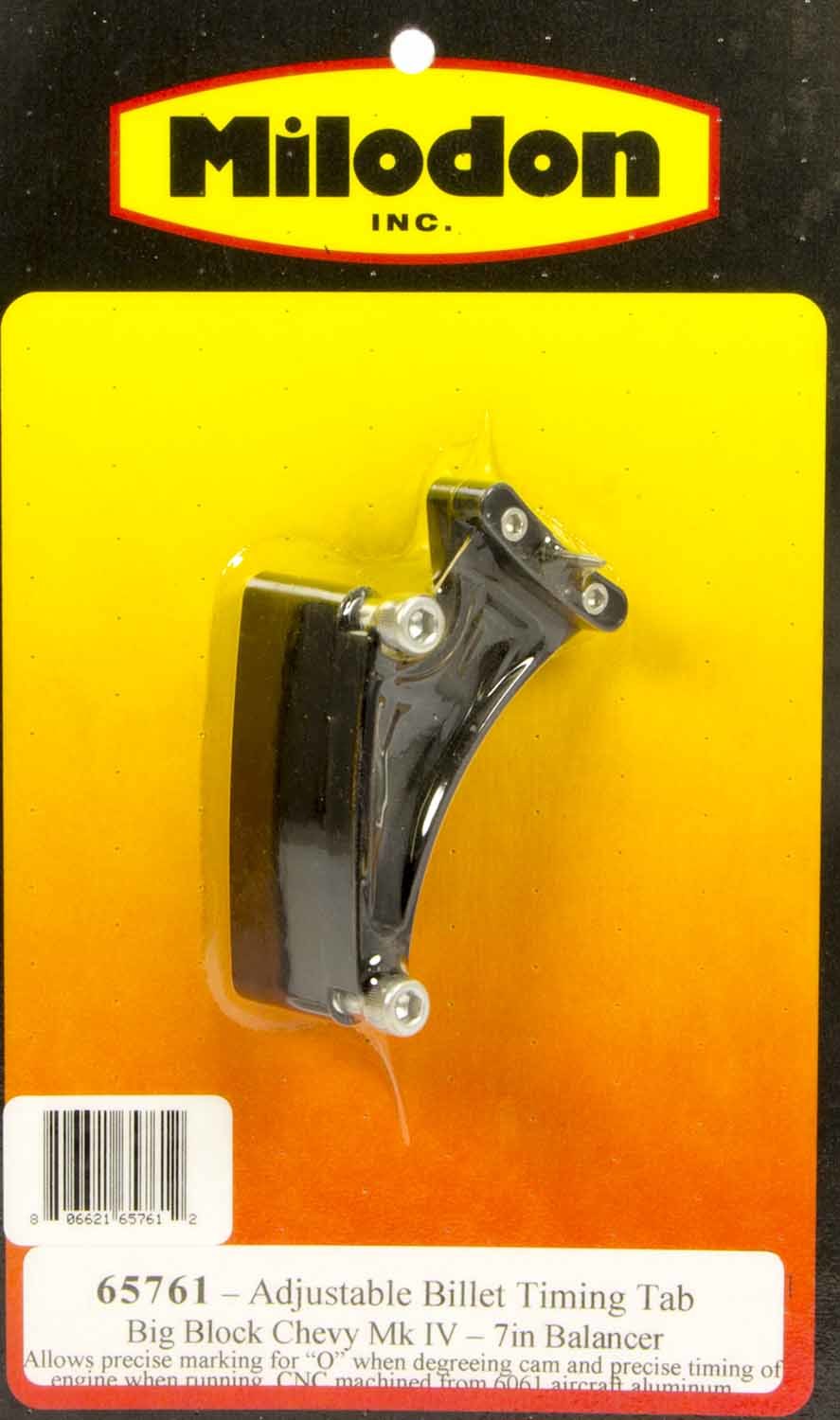 Milodon  BBC Timing Pointer - 7in Balancer  MIL65761