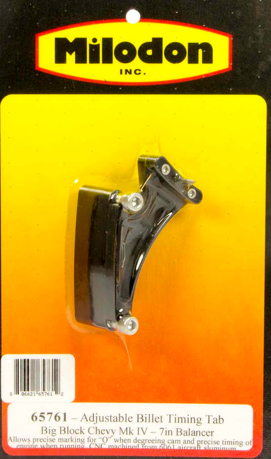 Milodon  BBC Timing Pointer - 7in Balancer  MIL65761