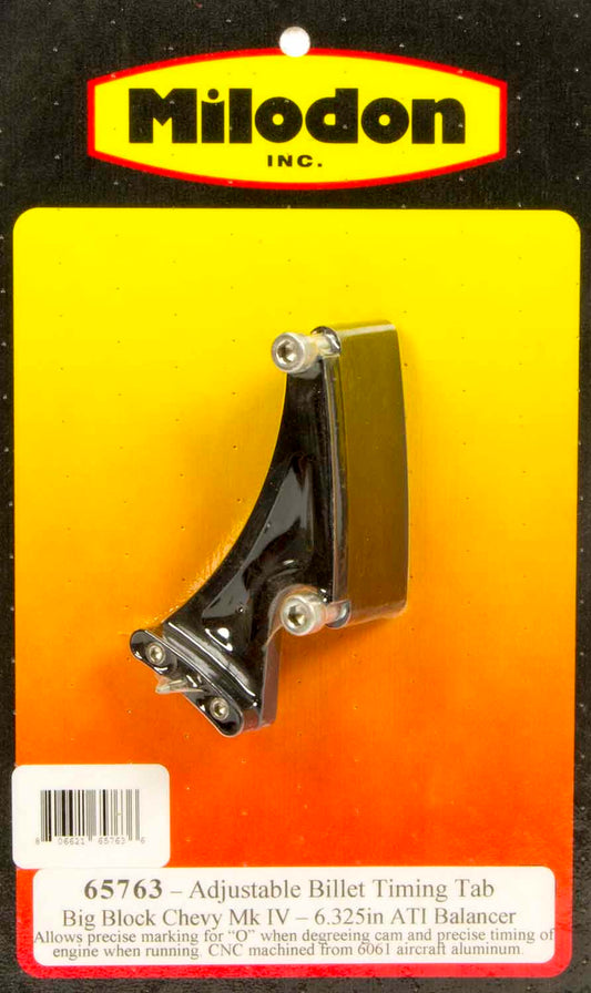 Milodon BBC Timing Pointer - 6.325 ATI Balancer MPN MIL65763 For Chevy