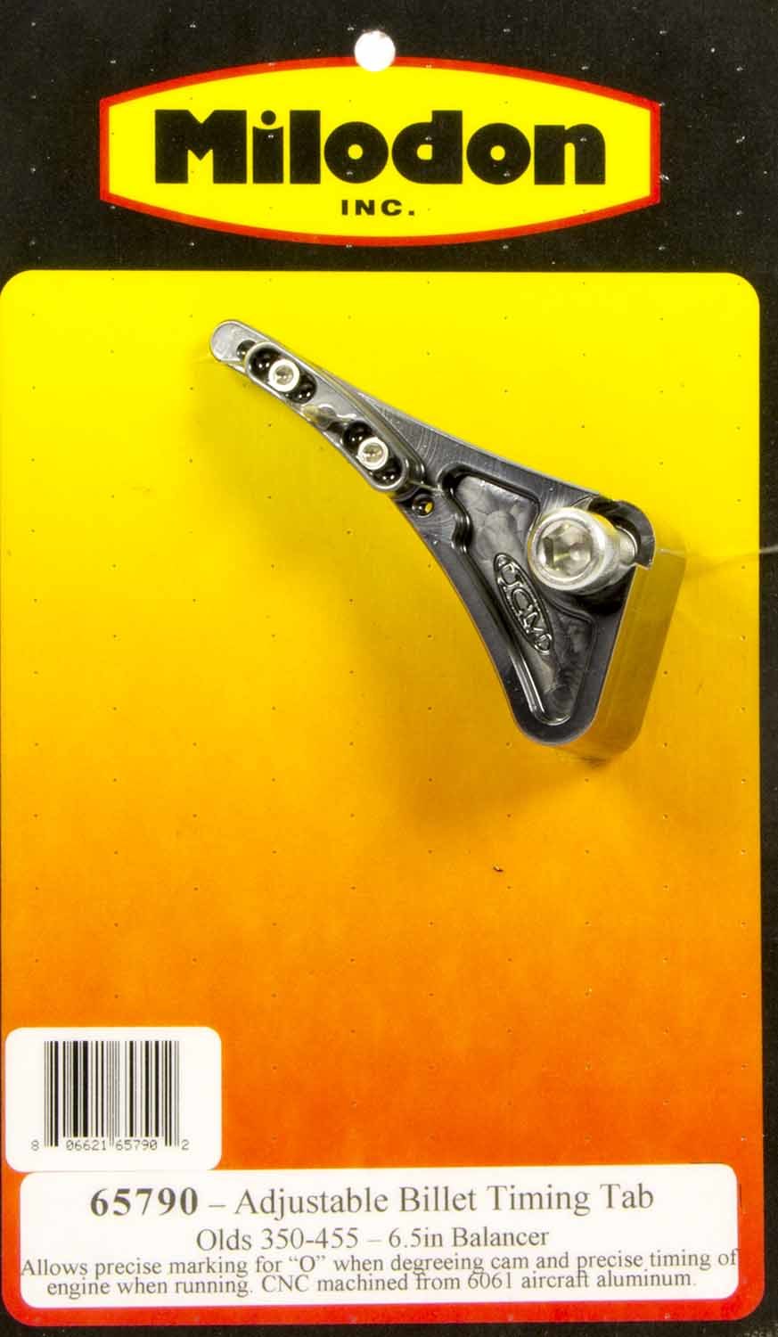 Milodon Olds Timing Pointer - 6.5in Balancer MPN MIL65790 For Oldsmobile