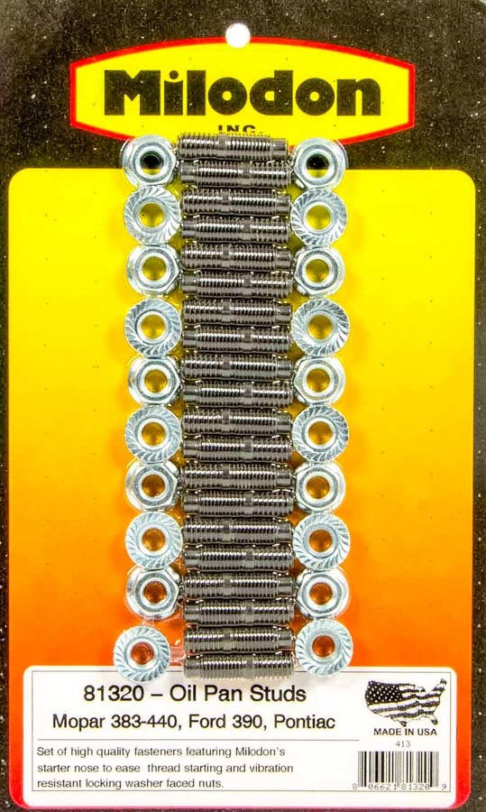 Milodon  Oil Pan Stud Kit   MIL81320