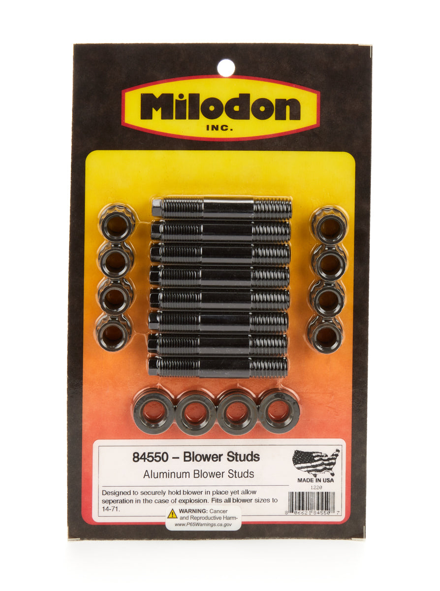 Milodon  Aluminum Blower Studs   MIL84550