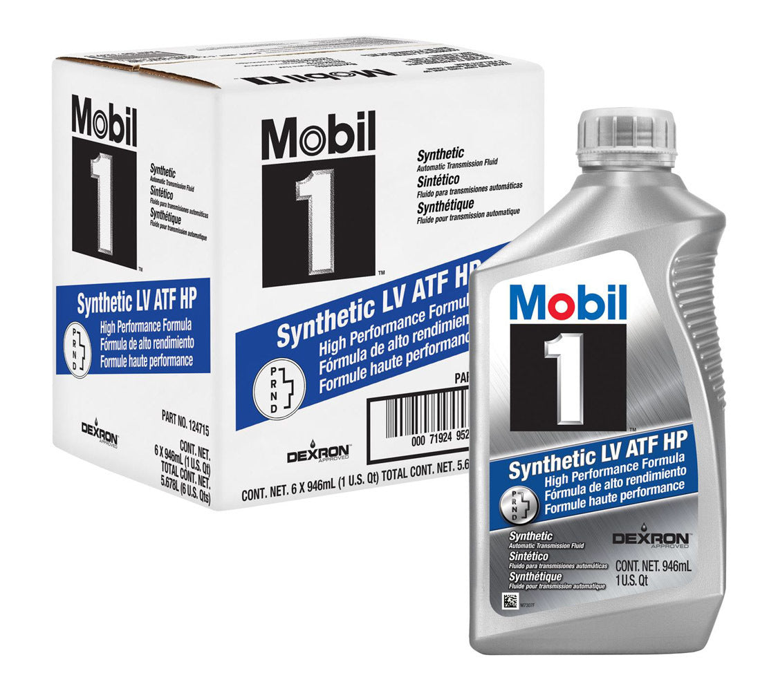 Mobil 1  Mobil 1 Synthetic LV ATF HP Case 6 x 1 Quart  MOB124715