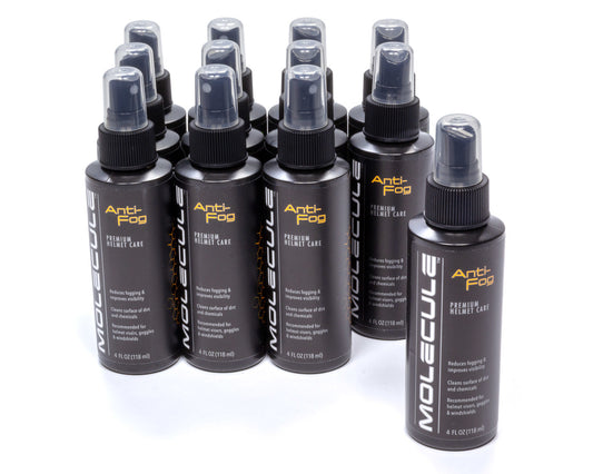 Molecule  Helmet Anti-Fog 4oz Spray Case of 12  MOLMLHAF-4-12