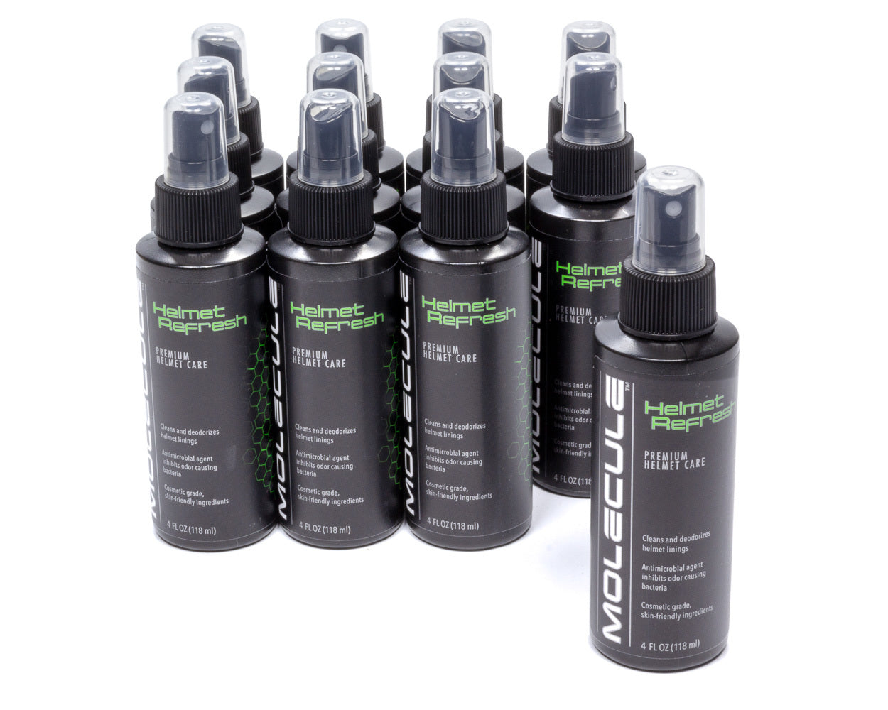 Molecule Helmet Fabric Refresher 4oz Spray Case of 12 MPN MOLMLHFF-4-12