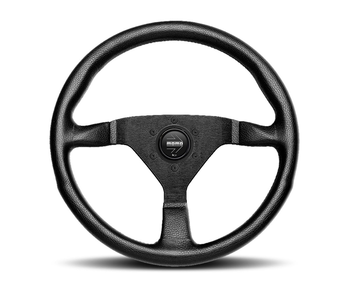 Momo Automotive Accessories  Monte Carlo 320 Steering Wheel Leather Black  MOMMCL32AL1B