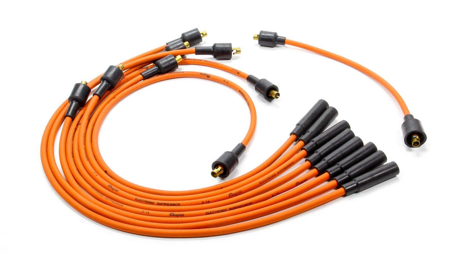 Mopar Performance Spark Plug Wire Set 340 Orange MPN MOPP4529797 For Mopar