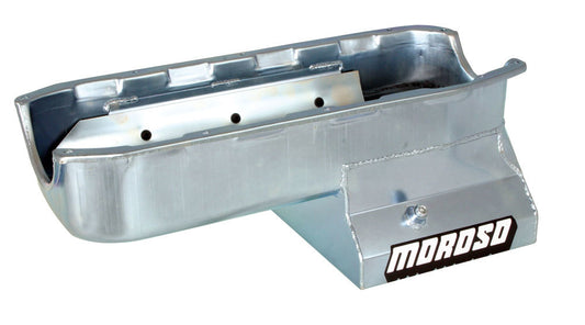 Moroso SBC Steel Oil Pan - 7qt. w/Windage Tray MPN MOR20196 For Chevy