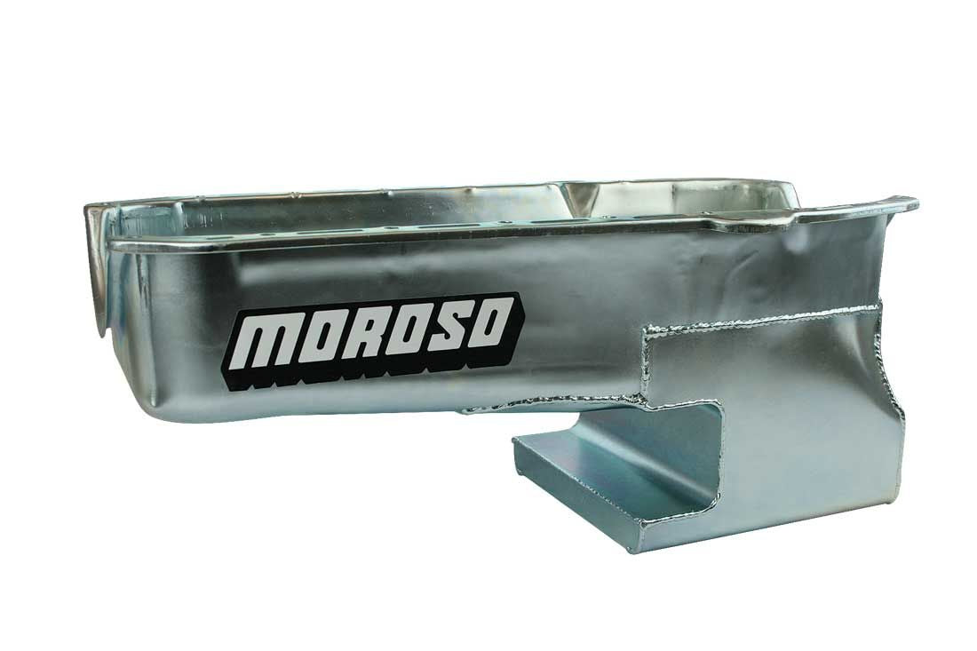 Moroso Oil Pan SBC 80-85/ Dart SHP Block RH Dip Stick MPN MOR20213 For Chevy