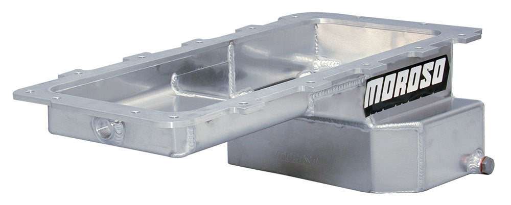 Moroso  Ford 4.6/5.4L Fab. Alum. Oil Pan w/Kick-Out Sump  MOR20555