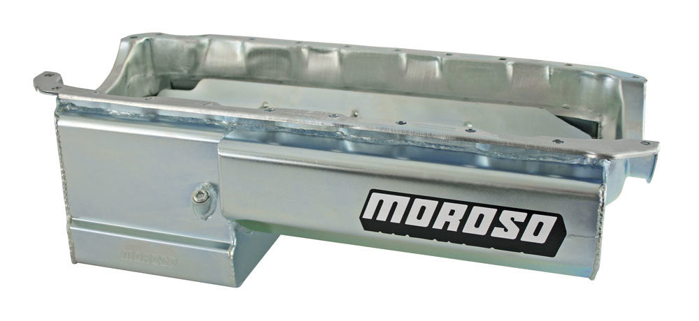 Moroso Oil Pan BBC Elim w/Partd Tray Deep F.S. MPN MOR21048 For Chevy