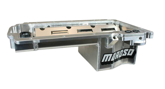 Moroso GM 4.3L V6 Oil Pan Rear Sump Road Race 6in Deep MPN MOR21148 For GM V6