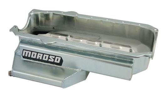 Moroso SBC C/T Power Kickout Oil Pan MPN MOR21314 For Chevy