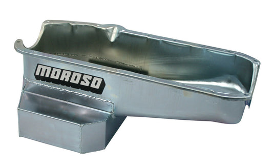 Moroso SBC C/T Oil Pan - 7qt. LH Dipstick MPN MOR21316 For Chevy