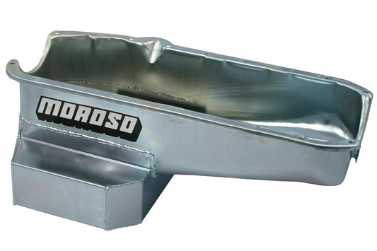 Moroso SBC C/T Oil Pan - 7qt. RH Dipstick MPN MOR21317 For Chevy
