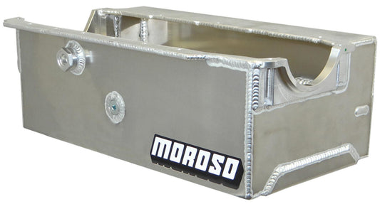 Moroso SBC Sprint Car Alum. Oil Pan - Wet Sump 9.5qts. MPN MOR21330 For Chevy Sprint Car