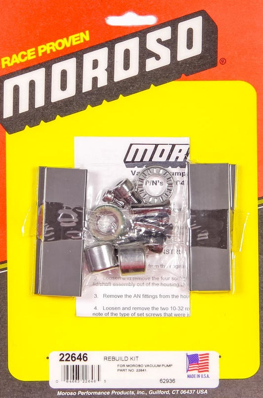 Moroso 4 Vane Vacuum Pump Service Kit MPN MOR22646