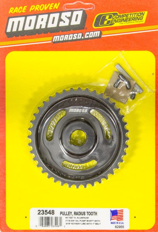 Moroso Dry Sump Pump Pulley 40T- Radius Tooth MPN MOR23548