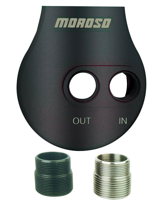Moroso Large Dia. Billet Oil Filter Mount MPN MOR23766
