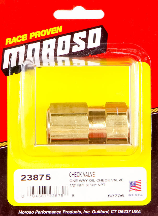 Moroso  One Way Oil Check Valve   MOR23875