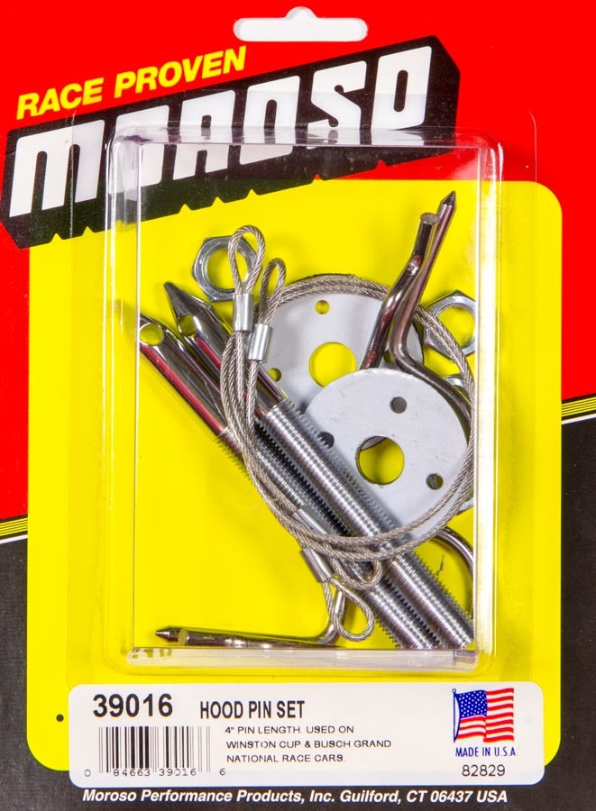 Moroso Hood Pin Kit O/T 4in MPN MOR39016