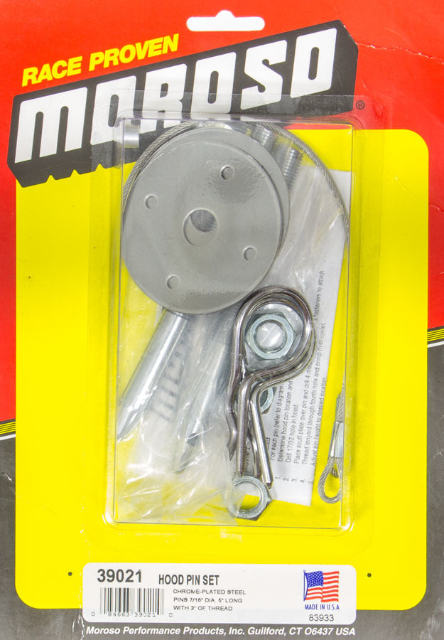 Moroso Nascar Hood Pins MPN MOR39021