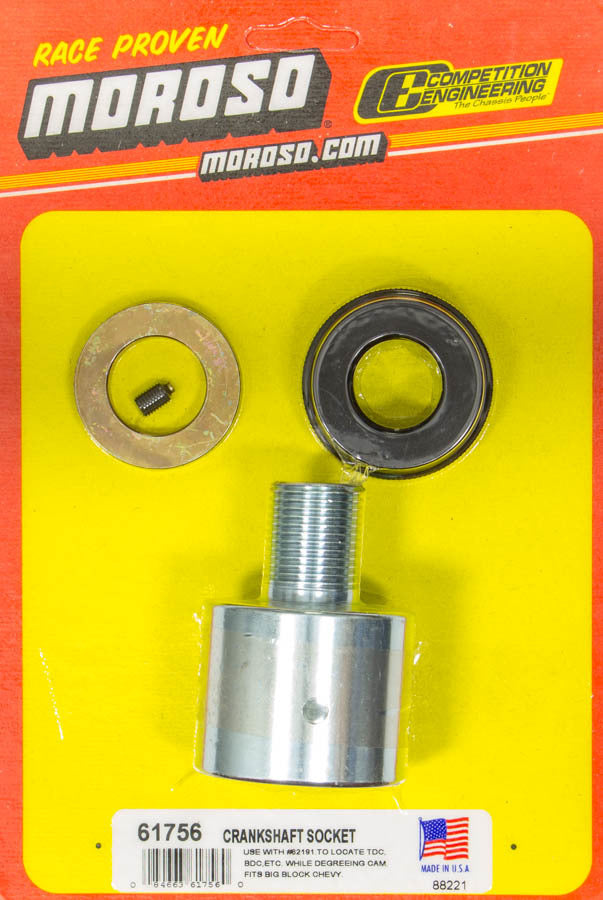 Moroso Degree Wheel Crank Socke MPN MOR61756 For Chevy