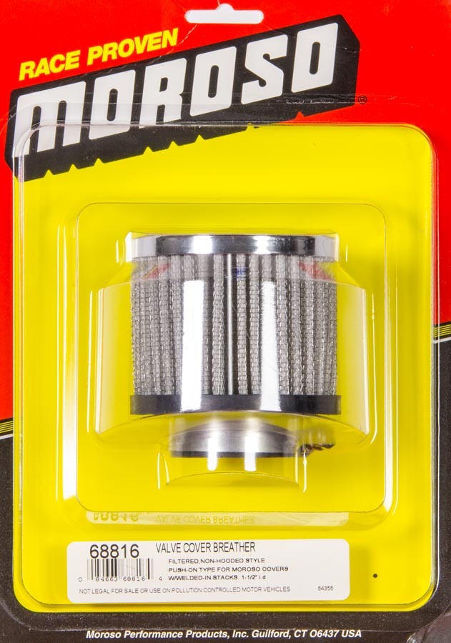 Moroso Chrome V. Cvr Breathers MPN MOR68816