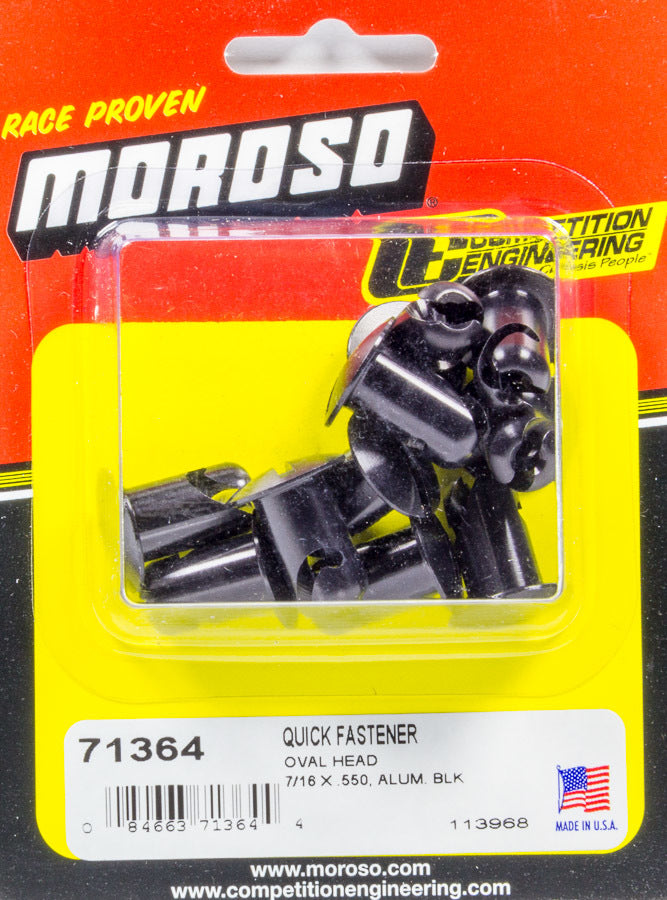 Moroso Oval Head Quick Fastener 7/16 x .550 MPN MOR71364