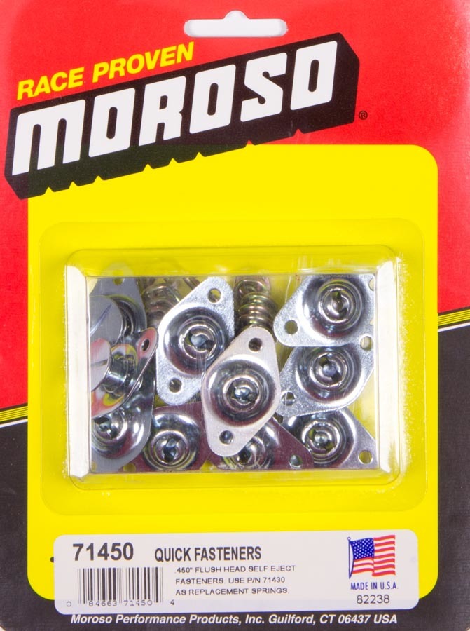 Moroso Self Ejecting Fastener .450in Short Body MPN MOR71450