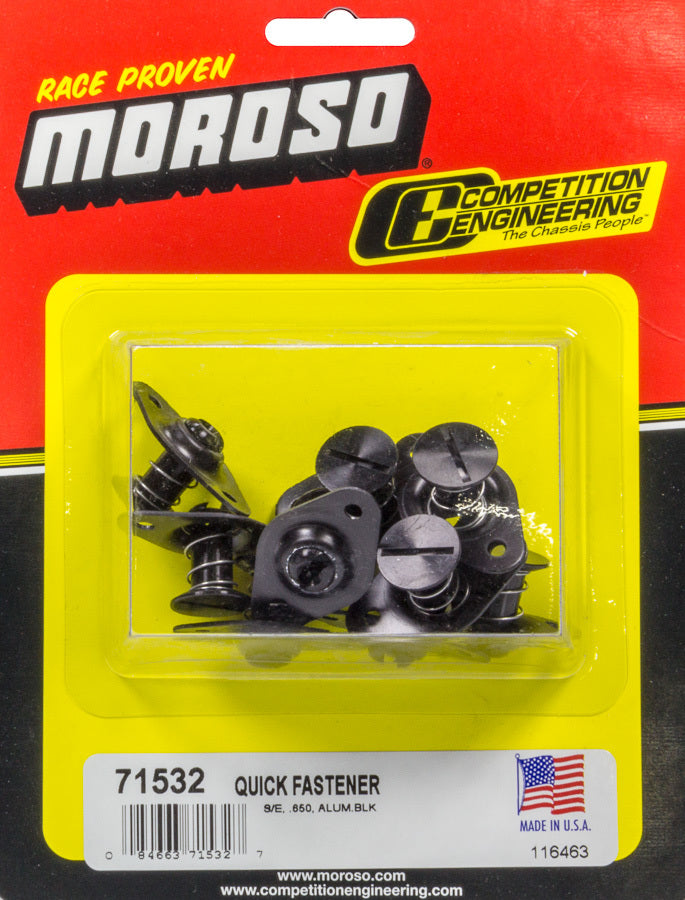 Moroso  Self Ejecting Fasteners .650in Long Body  MOR71532