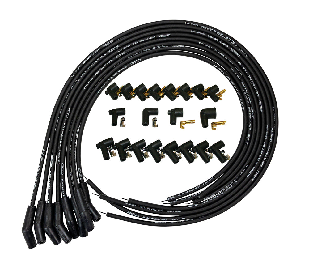 Moroso Ultra 40 Plug Wire Set - Black MPN MOR73816