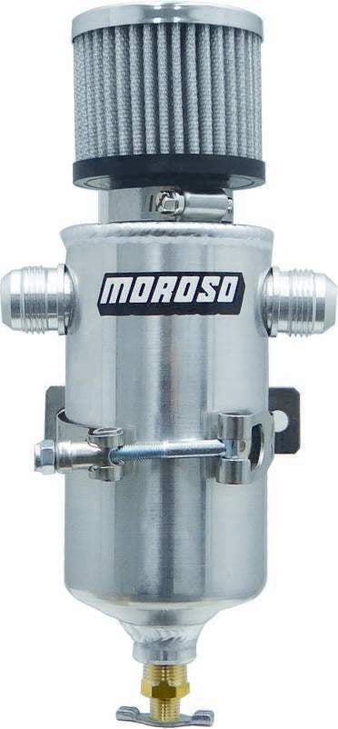 Moroso Breather Tank- Dry Sump w/Two 12an Male MPN MOR85469