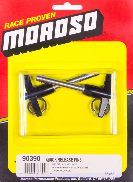 Moroso Quick Release Pins (2) 1/4 x 1-1/2 MPN MOR90390