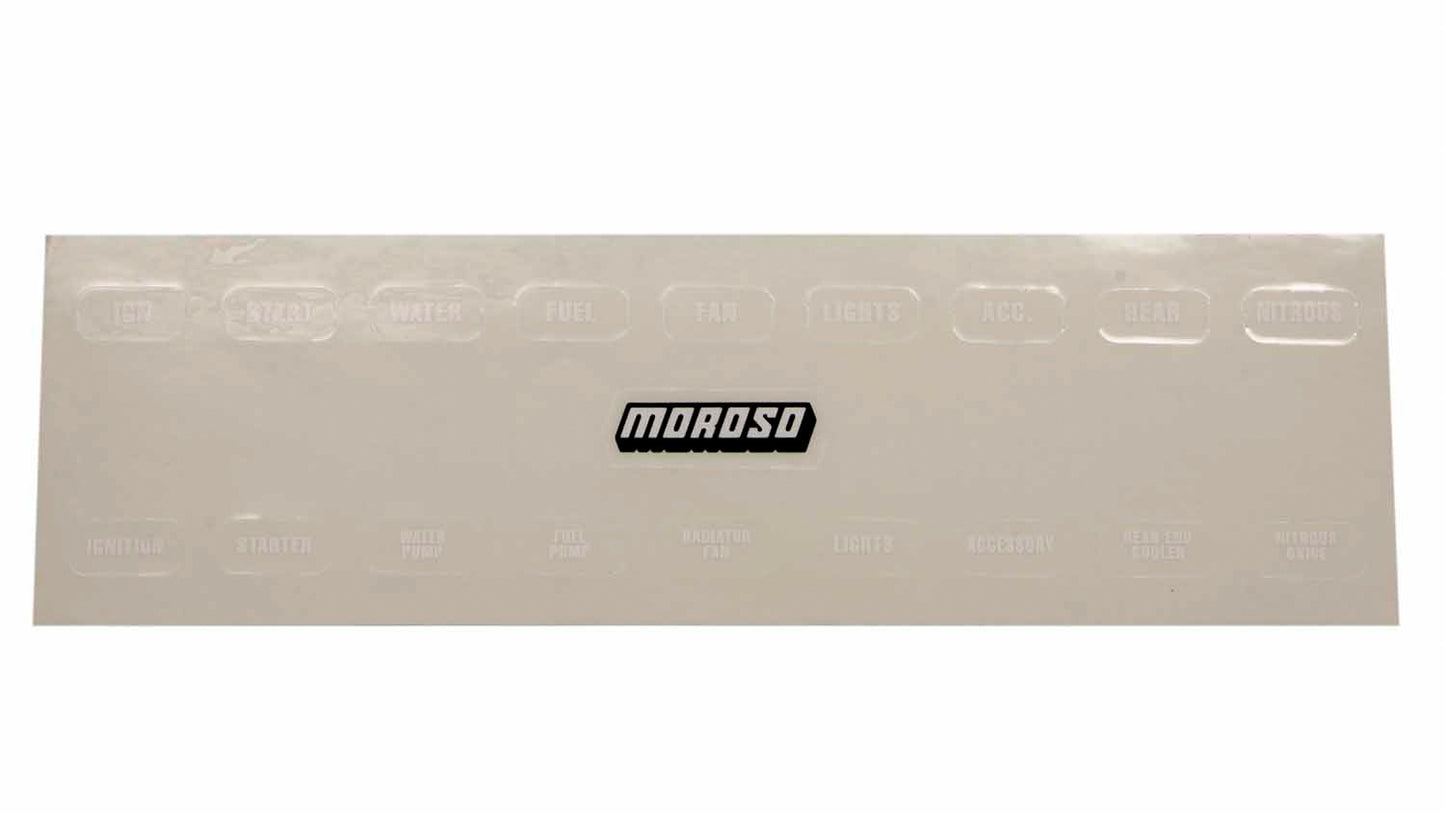 Moroso  Switch Panel Label   MOR97542