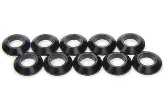 Mpd Racing 1in Cone Spacer 10 pack Aluminum - Black MPN MPD41006