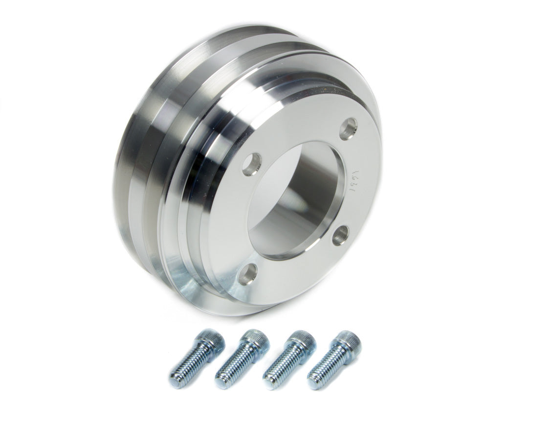 March Performance 302-351 Windsor/Clevld. Crank Pulley 2 Groove MPN MPP1631 For Ford 1969-2014