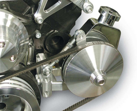 March Performance 66-77 Saginaw P/S Brackt Kit Adjustable MPN MPP20112 For Chevy