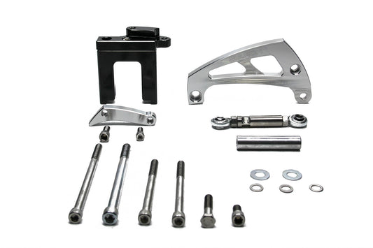 March Performance Chevy BB Alternator Brkt Kit clear powder coat MPN MPP23003 For Chevy, GM