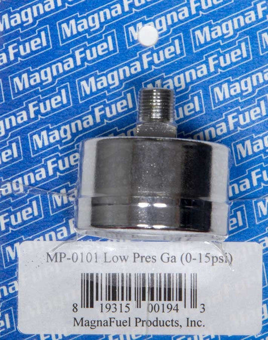 Magnafuel/Magnaflow Fuel Systems  Low Pressure Fuel Gauge 0-15psi  MRFMP-0101