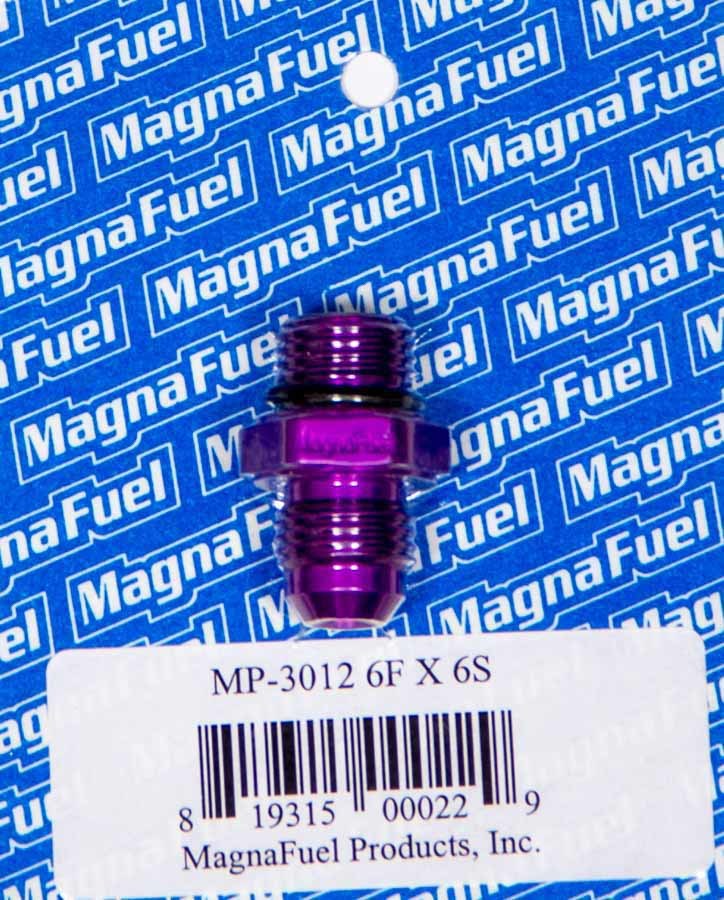 Magnafuel/Magnaflow Fuel Systems  #6an to #6an Male Port Fitting  MRFMP-3012
