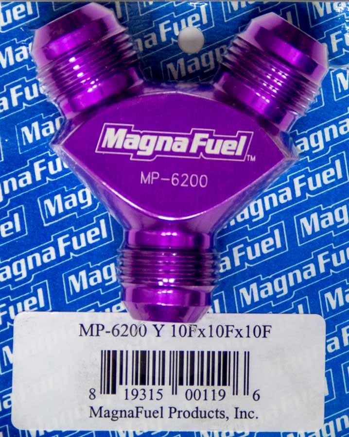 Magnafuel/Magnaflow Fuel Systems Y-Fitting - 3 #10an Male MPN MRFMP-6200