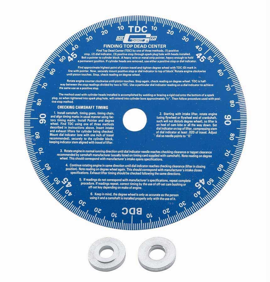 Mr. Gasket Universal Degree Wheel 7 inch MPN MRG1570
