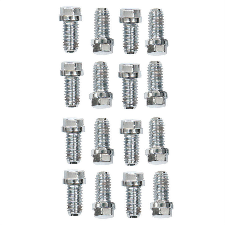 Mr. Gasket 304 S/S Header Bolt Kit Hex Head3/8-16x3/4 MPN MRG2211G For Ford, Chevy