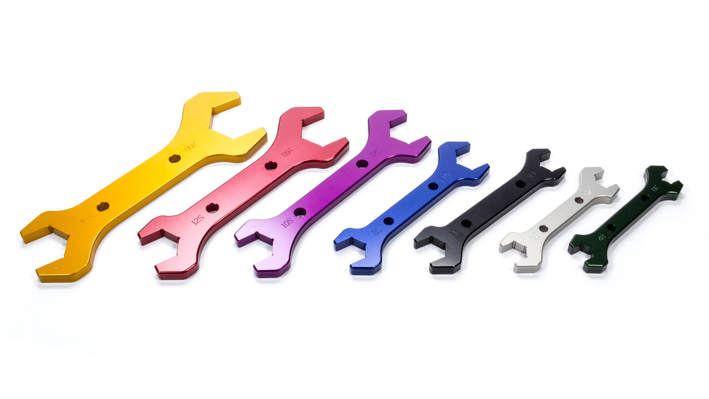 Mr. Gasket AN Aluminum Wrench Set 3an-20an MPN MRG33200G